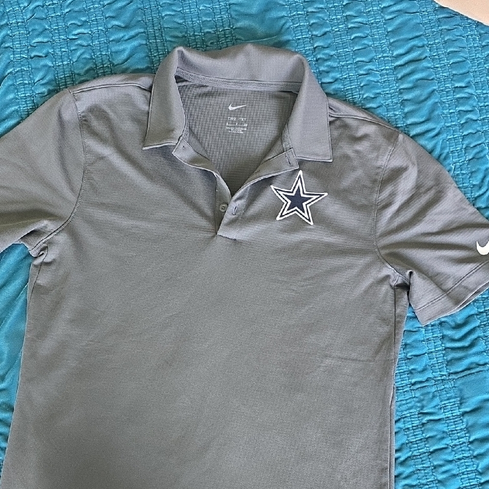 Nike Gray Polo Shirt Classic Design
